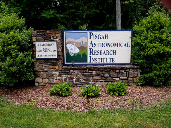 Pisgah Astronomical Research Institute near Brevard, NC. 