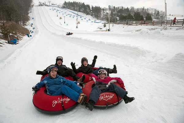 Fun things to do in Hendersonville NC : Black Bear Snow Tubing in Hendersonville, NC. 