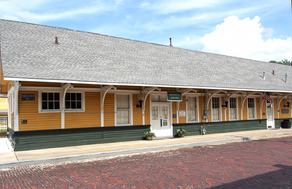 Hendersonville Train Depot in Hendersonville, NC. 