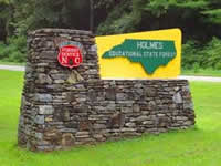 Fun things to do in Hendersonville NC : Holmes Educational State Forest in Hendersonville NC. 