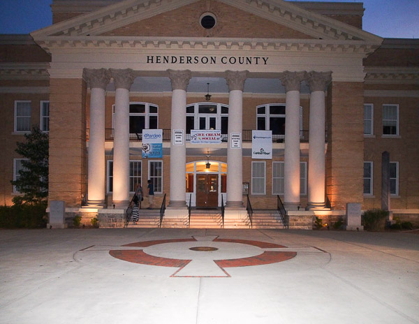 Henderson County Courthouse in Hendersonville, NC. 