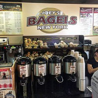 Fun things to do in Hendersonville NC : Joey's New York Bagels in Hendersonville NC. 