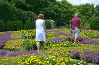 Garden Walk at the North Carolina Arboretum in Asheville NC. 