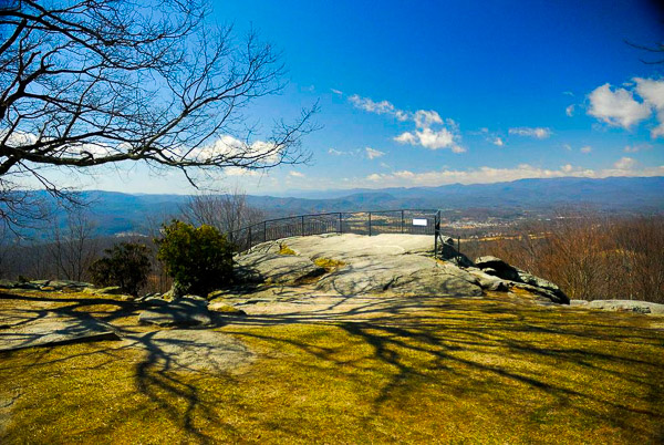 Fun things to do in Hendersonville NC : Jump Off Rock in Hendersonville, NC. 