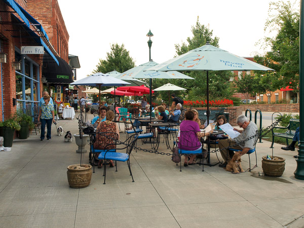 Downtown Hendersonville NC. 