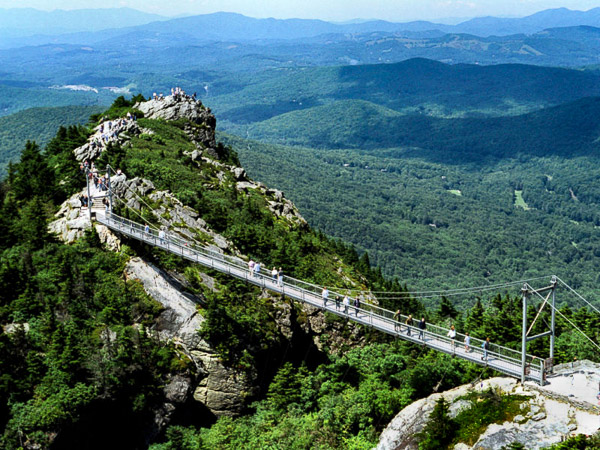 Fun things to do in Hendersonville NC : Grandfather Mountain in Linville NC. 