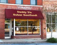 Fun things to do in Hendersonville NC : Daddy D’s Suber Soulfood in Hendersonville NC. 