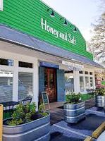 Fun things to do in Hendersonville NC : Honey & Salt Restaurant in Flat Rock NC. 